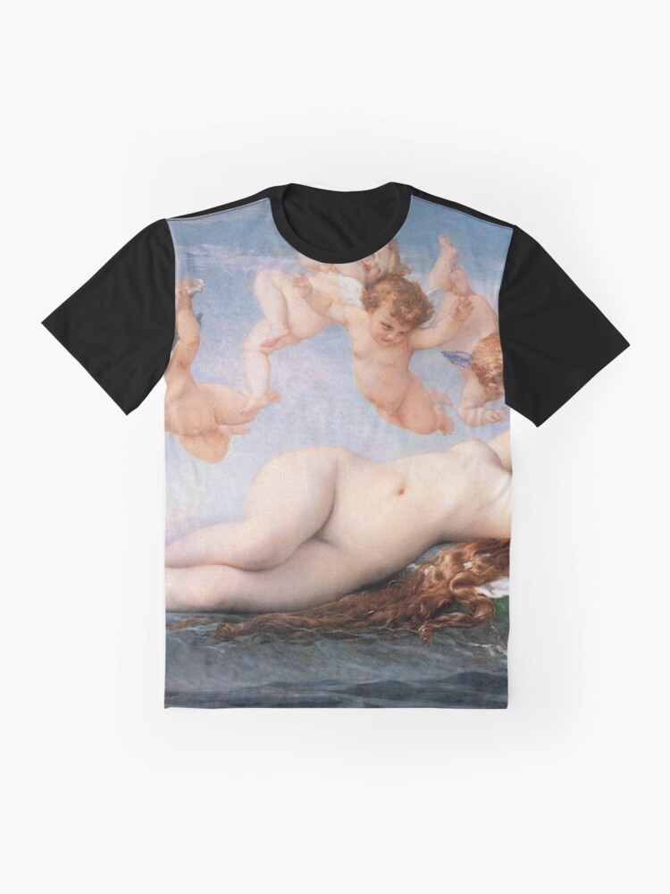 Alternate view of The #Birth of #Venus, Alexandre Cabanel 1875 #TheBirthofVenus #BirthofVenus Graphic T-Shirt