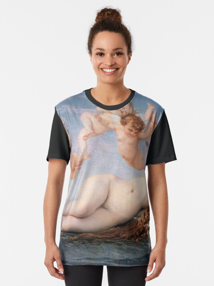 Alternate view of The #Birth of #Venus, Alexandre Cabanel 1875 #TheBirthofVenus #BirthofVenus Graphic T-Shirt