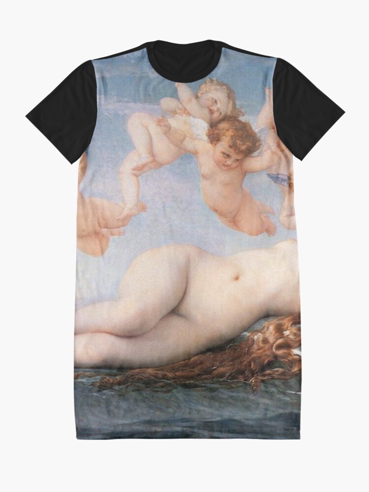 Alternate view of The #Birth of #Venus, Alexandre Cabanel 1875 #TheBirthofVenus #BirthofVenus Graphic T-Shirt Dress
