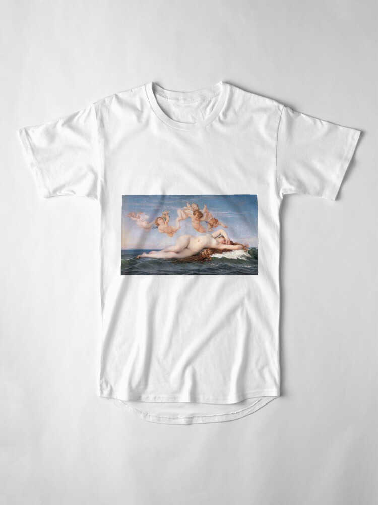 Alternate view of The #Birth of #Venus, Alexandre Cabanel 1875 #TheBirthofVenus #BirthofVenus Long T-Shirt