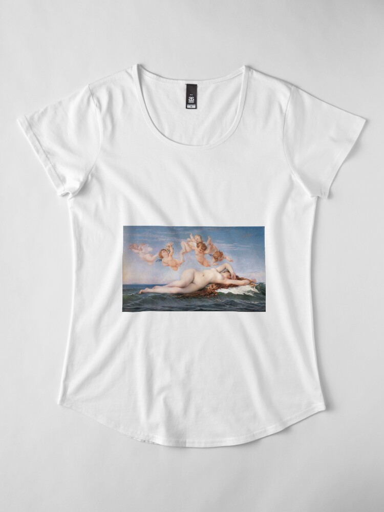 Alternate view of The #Birth of #Venus, Alexandre Cabanel 1875 #TheBirthofVenus #BirthofVenus Premium Scoop T-Shirt