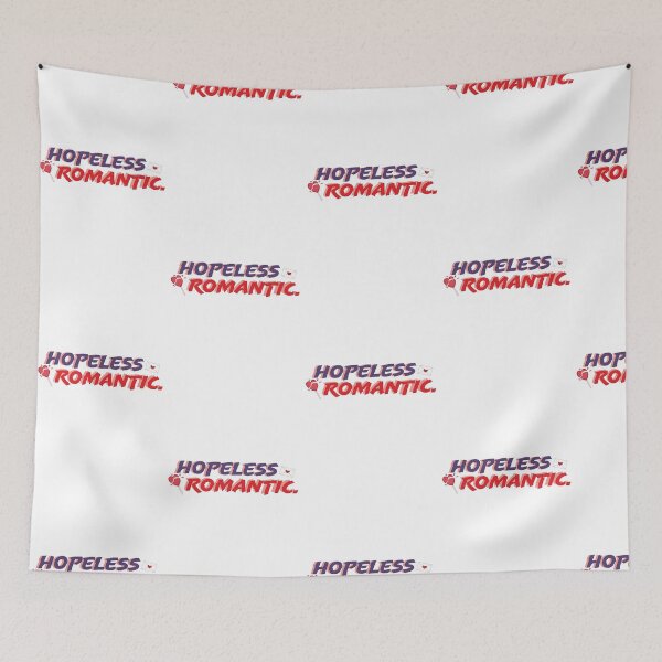 Item preview, hopeless romantic retro logo designed and sold by mylie-vuong.