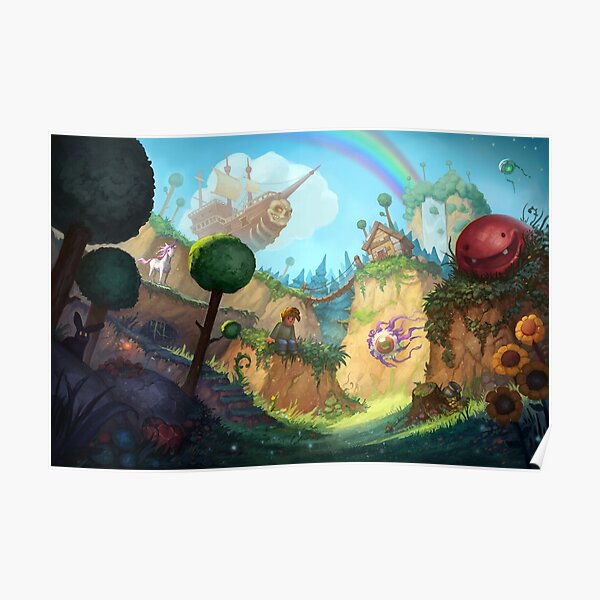 Terraria - Indie Game Poster