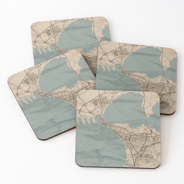 Item preview, Taranto Sepia Map designed and sold by CPTVDesign.
