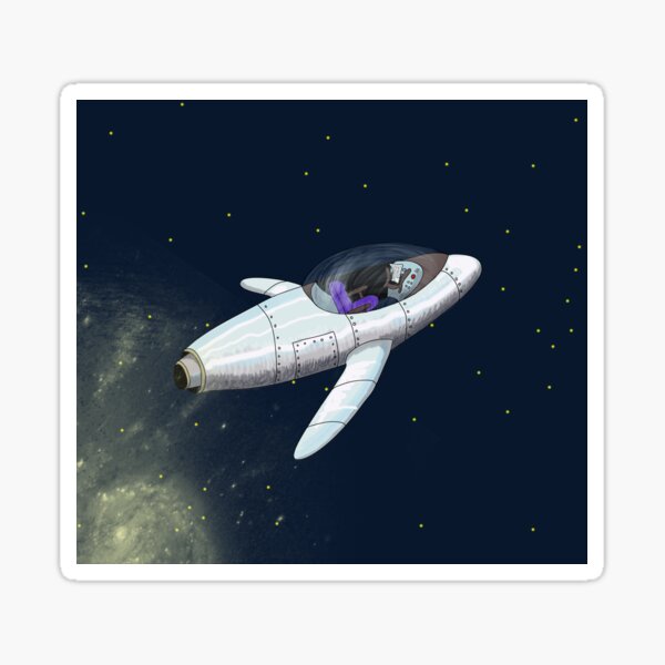 Spaceship Sticker