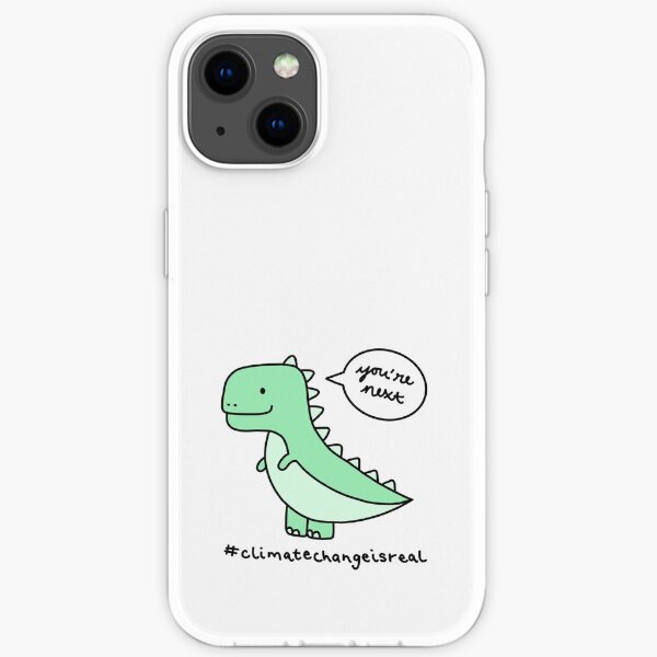 Ausgestorbener Dino sagt dir, was los ist iPhone Flexible Hülle