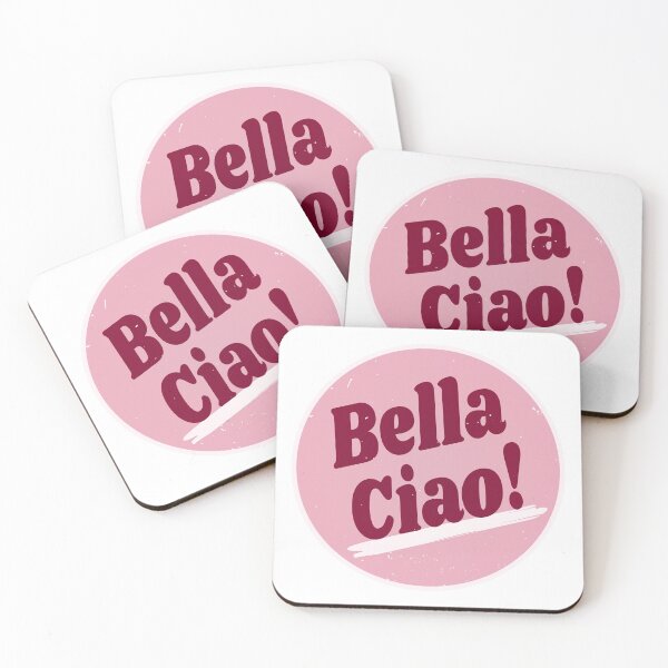 Item preview, Bella Ciao (Viral Quote - Vintage Retro Purple Pink - Protest Anthem) designed and sold by SassyClassyMe.