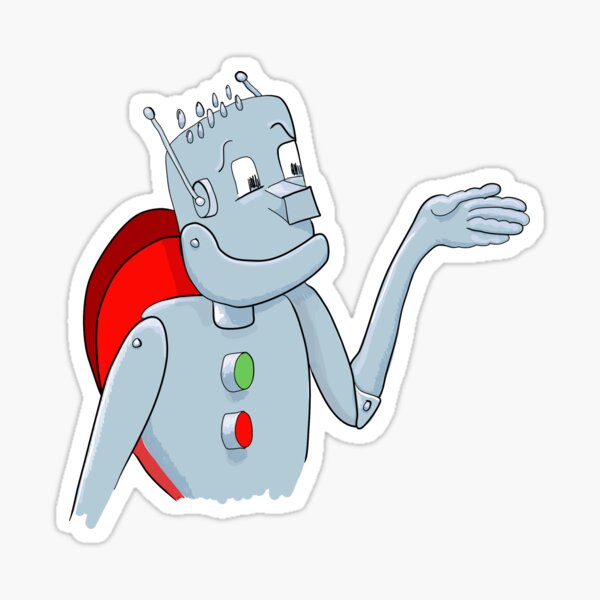 Newtral the Robot Sticker