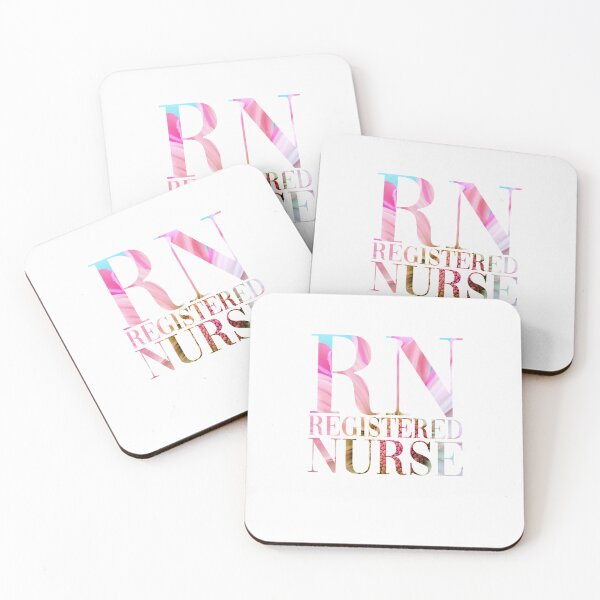 Item preview, RN Registered Nurse, Cute Gift For Nurse designed and sold by VintageMashup.