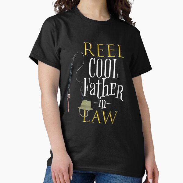 Vista previa del artículo con la obra «Carrete para hombre Cool Father N Law Pesca Regalo del día del suegro», diseñado y vendido por PetrosAlexo.