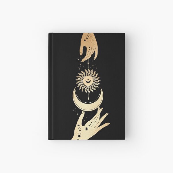 Item preview, Magic Talisman Hands Moon & sun Golden designed and sold by noveltiko.