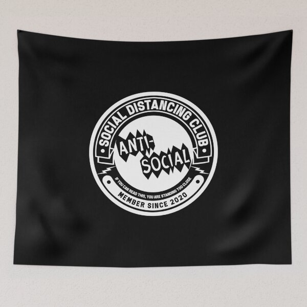 Item preview, Anti-Social Social Distancing Club designed and sold by ingabelle.