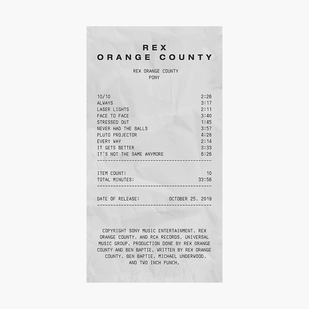 Rex Orange County - RCA Records