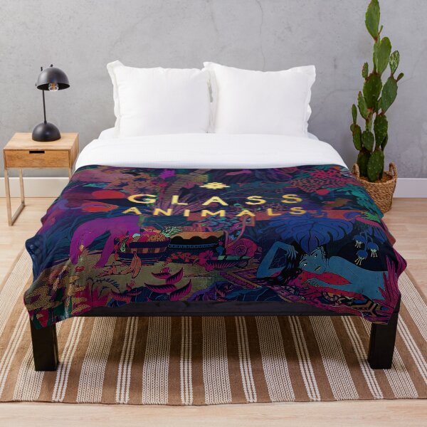 Glass Animals Throw Blanket
