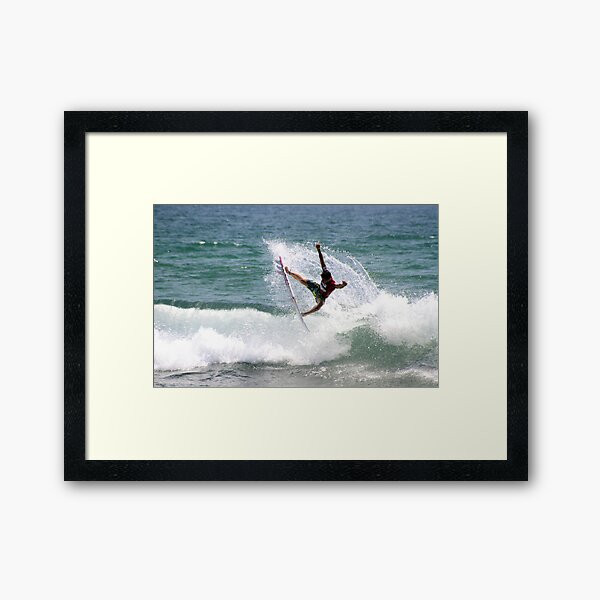 Julian Wilson, Winner Breaka Burleigh Pro Framed Art Print