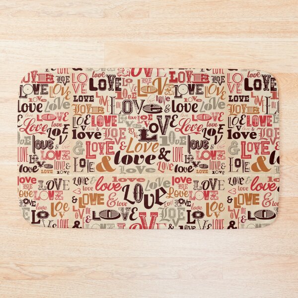 Item preview, Love Typography designed and sold by Rainbows Galore.