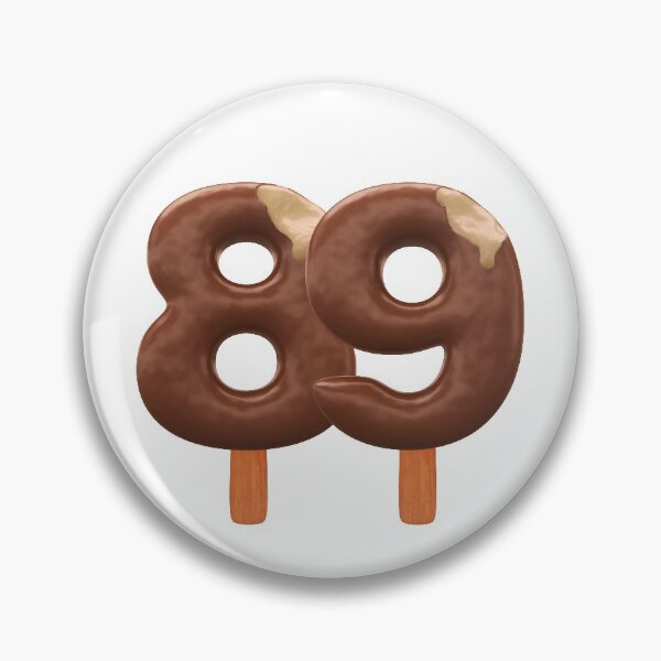 Item preview, 89 Ice Cream Eighty Nine Number 3d Chocolate designed and sold by HelloFromAja.