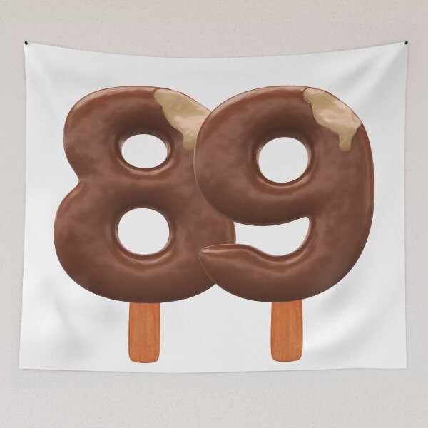 Item preview, 89 Ice Cream Eighty Nine Number 3d Chocolate designed and sold by HelloFromAja.