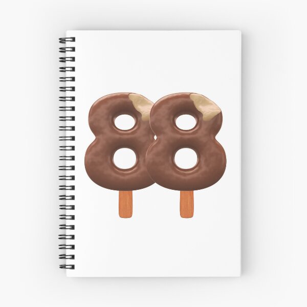 Item preview, 88 Ice Cream Eighty Eight Number 3d Chocolate designed and sold by HelloFromAja.