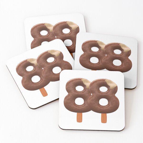 Item preview, 88 Ice Cream Eighty Eight Number 3d Chocolate designed and sold by HelloFromAja.