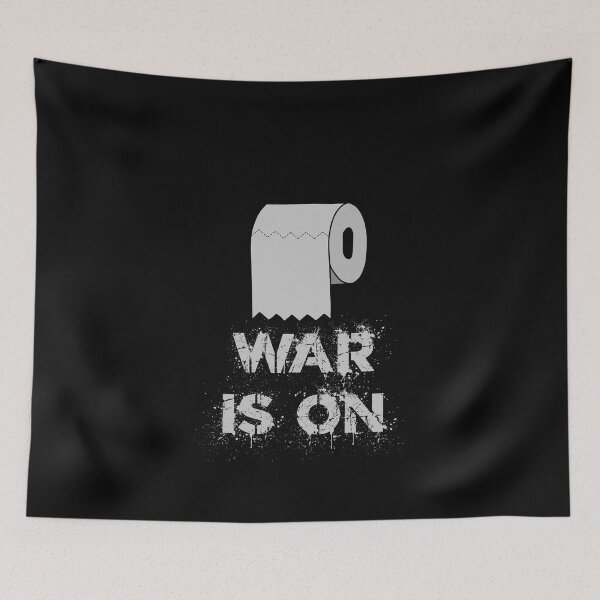 Item preview, Toilet paper - WAR is ON designed and sold by ro83land.