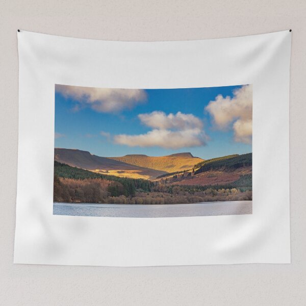 Item preview, Corn Du and Pen y Fan from Pentwyn Reservoir designed and sold by Dan Santillo.