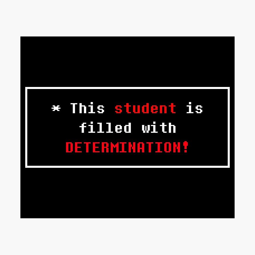 Poster Cet Etudiant Est Rempli De Determination Citation Drole De Joueur Retro 8 Bits College Citations Sur Les Etudiants Par Sassyclassyme Redbubble