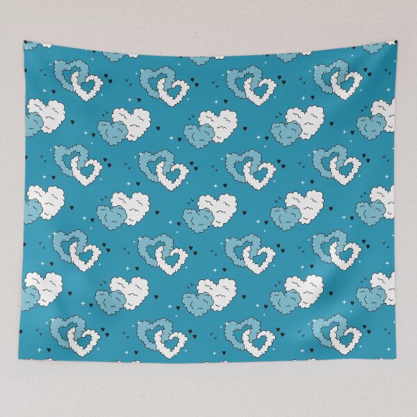 Item preview, Love is in the air - blue teal designed and sold by Yuliia Studzinska.
