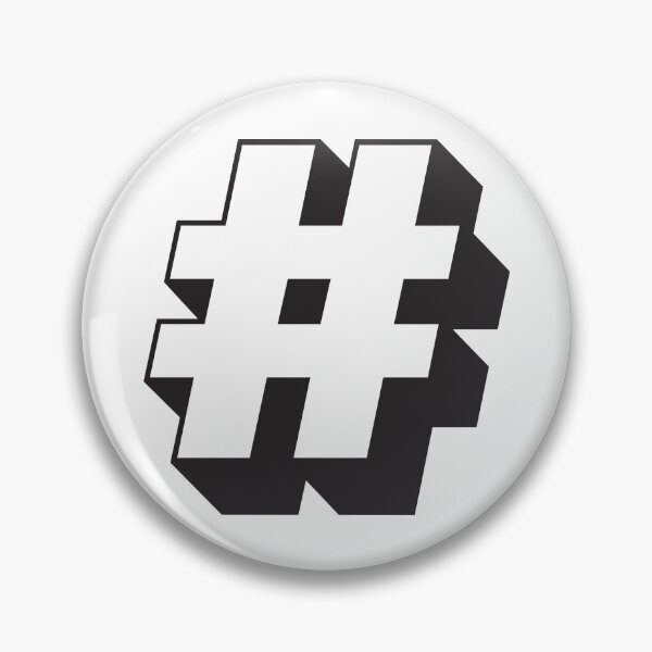 Item preview, Hashtag typography print designed and sold by TWPCdesigns.