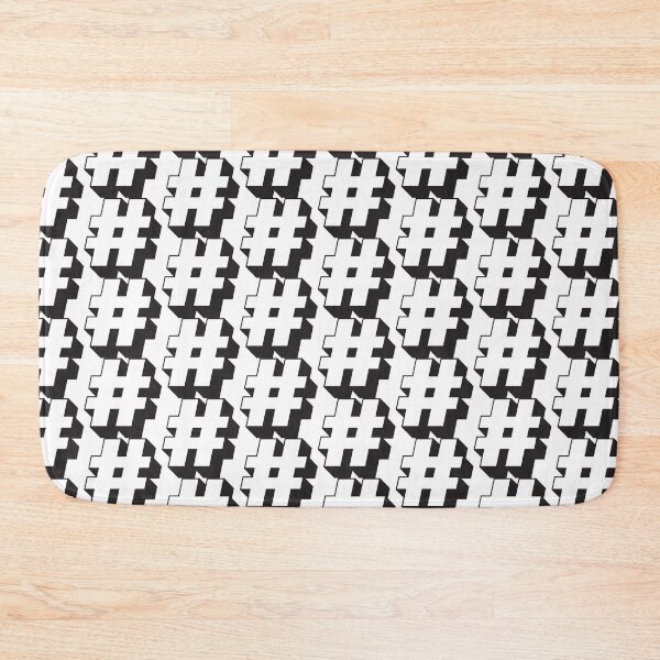 Item preview, Hashtag typography print designed and sold by TWPCdesigns.