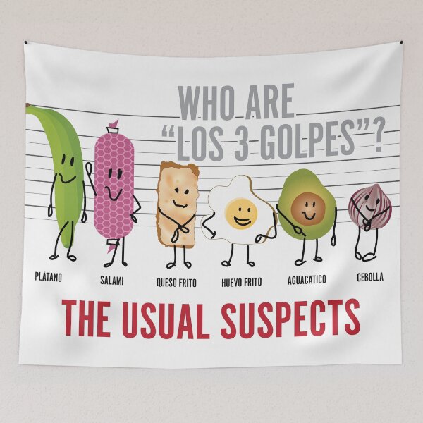 Item preview, LOS TRES GOLPES designed and sold by Rossy Garcia.