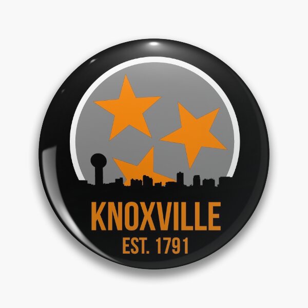 Item preview, Knoxville Est. 1791 Gift Knoxville Skyline Orange White & Gray TN State Flag Design designed and sold by TNDesignStudio.