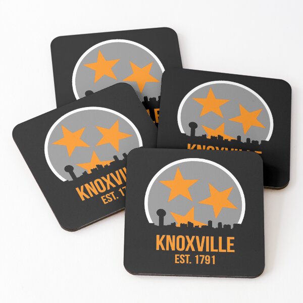 Item preview, Knoxville Est. 1791 Gift Knoxville Skyline Orange White & Gray TN State Flag Design designed and sold by TNDesignStudio.