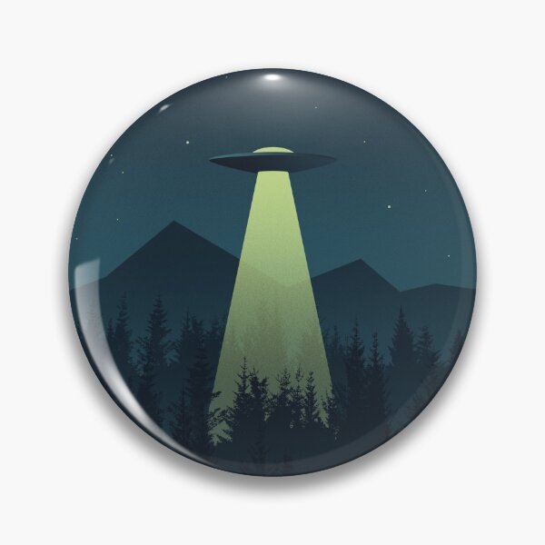 Item preview, Forest UFO Night designed and sold by VoodooCircus.