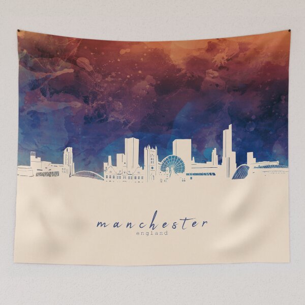 Item preview, manchester skyline designed and sold by BekimART2.