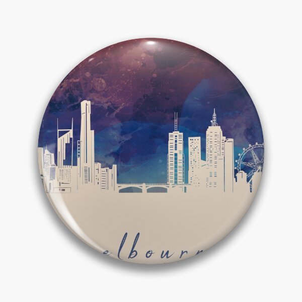 Item preview, melbourne skyline designed and sold by BekimART2.