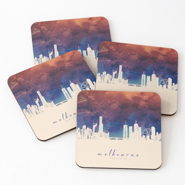 Item preview, melbourne skyline designed and sold by BekimART2.