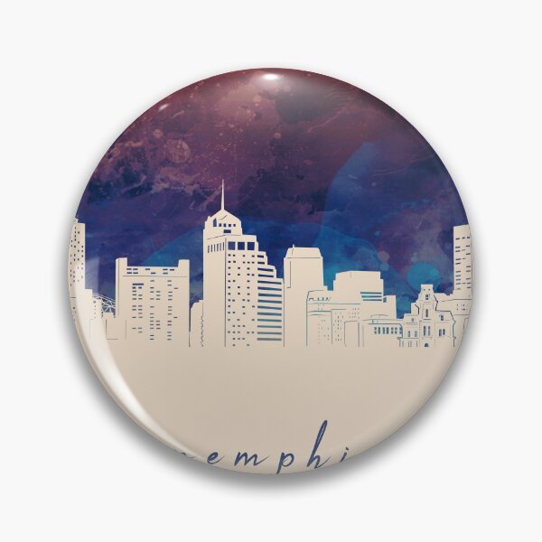 Item preview, memphis skyline designed and sold by BekimART2.