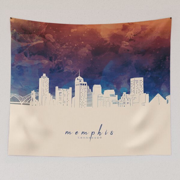 Item preview, memphis skyline designed and sold by BekimART2.