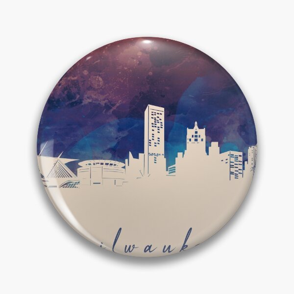 Item preview, milwaukee skyline designed and sold by BekimART2.