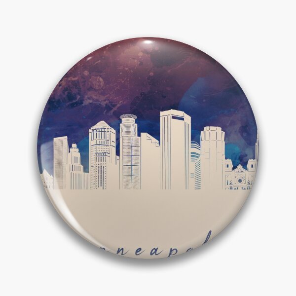 Artikelvorschau, Minneapolis Skyline entworfen und verkauft von BekimART2.