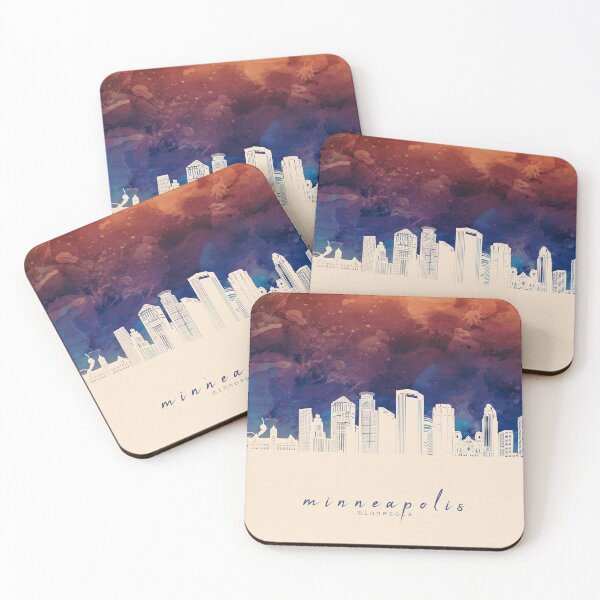 Artikelvorschau, Minneapolis Skyline entworfen und verkauft von BekimART2.
