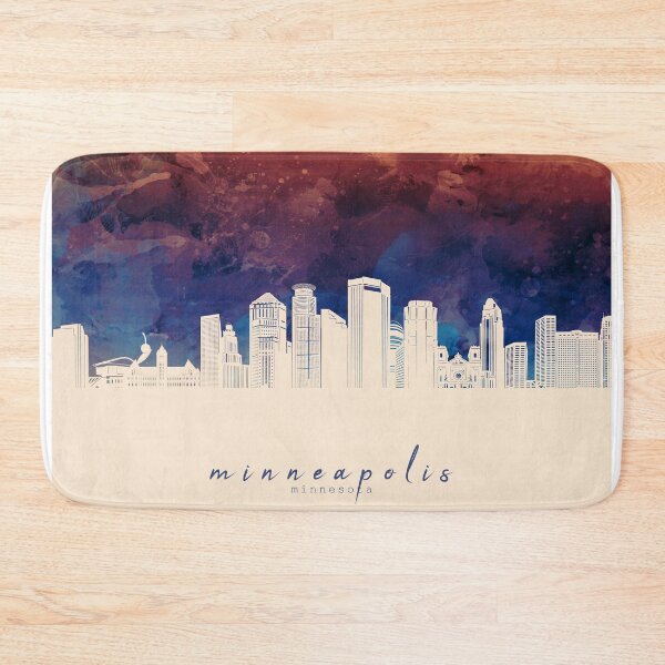 Item preview, minneapolis skyline designed and sold by BekimART2.