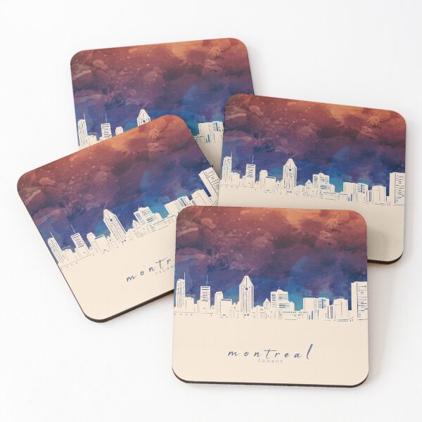 Item preview, montreal skyline designed and sold by BekimART2.