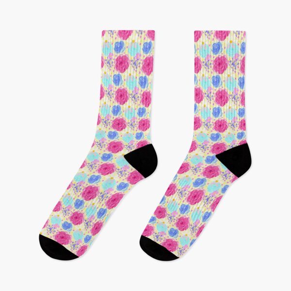 Item preview, Pretty Watercolor Colorful Summer Flowers Print  designed and sold by Artification.