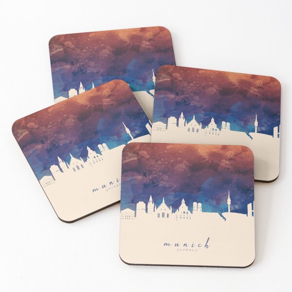 Item preview, munich skyline designed and sold by BekimART2.