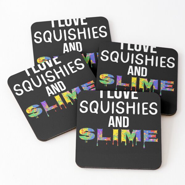 Item preview, I Love Squishies and Slime Gift Bright Colors Slime Making Design designed and sold by TNDesignStudio.