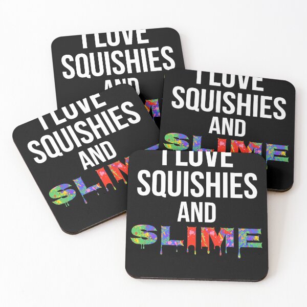 Item preview, I Love Squishies and Slime Gift Bright Colors Slime Making Design designed and sold by TNDesignStudio.