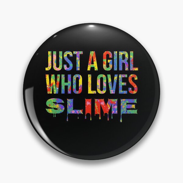 Item preview, Just a Girl who Loves Slime Gift Bright Colors Slime Making Design designed and sold by TNDesignStudio.