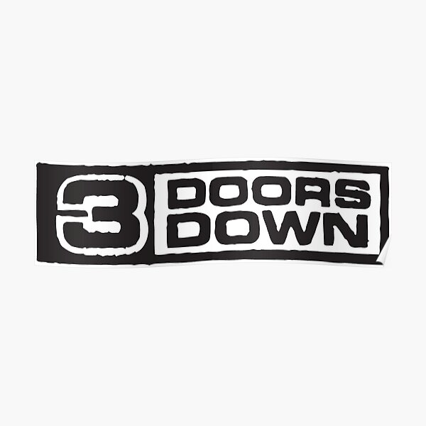 3-doors-down-merchandise-t-shirt-poster-for-sale-by-hatoriuan-redbubble